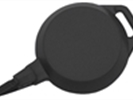 YoYo round black with clip